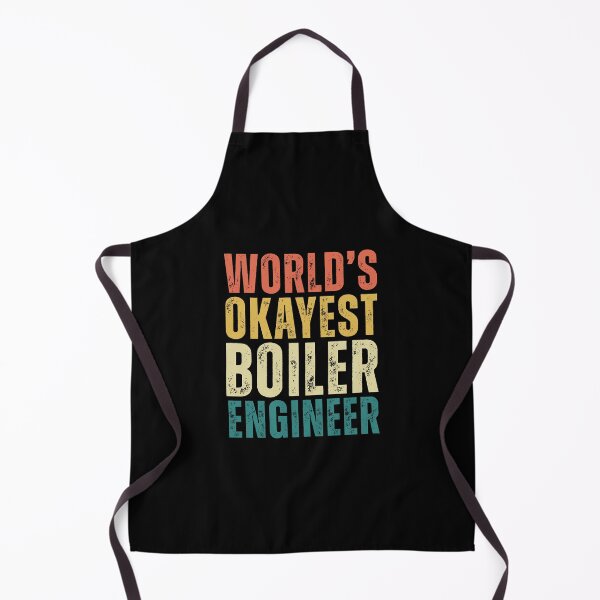 Item preview, Retro Worlds Okayest Boiler Engineer designed and sold by kamrankhan.
