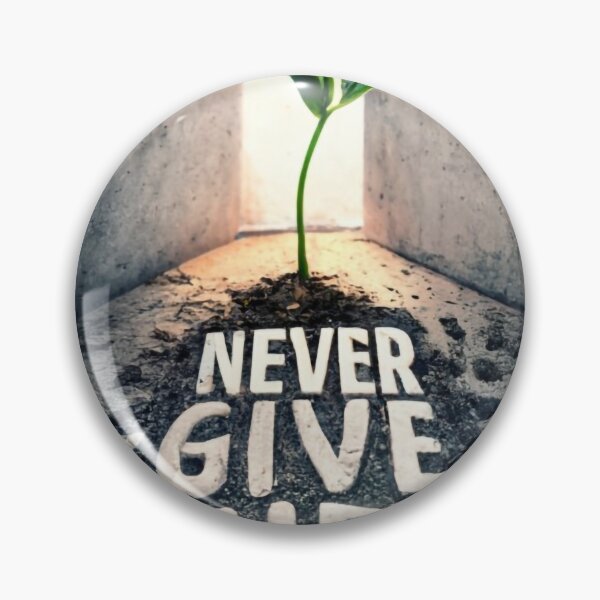 Item preview, never give up designed and sold by Masonjake.