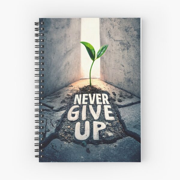 Item preview, never give up designed and sold by Masonjake.