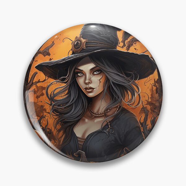 Artikelvorschau, Halloween-Kürbishexe entworfen und verkauft von FantasyGate.