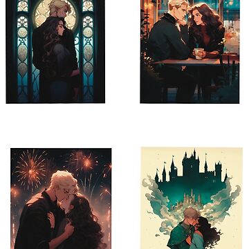 Artwork thumbnail, Dramione Sticker Pack by Anto's Imaginarium
