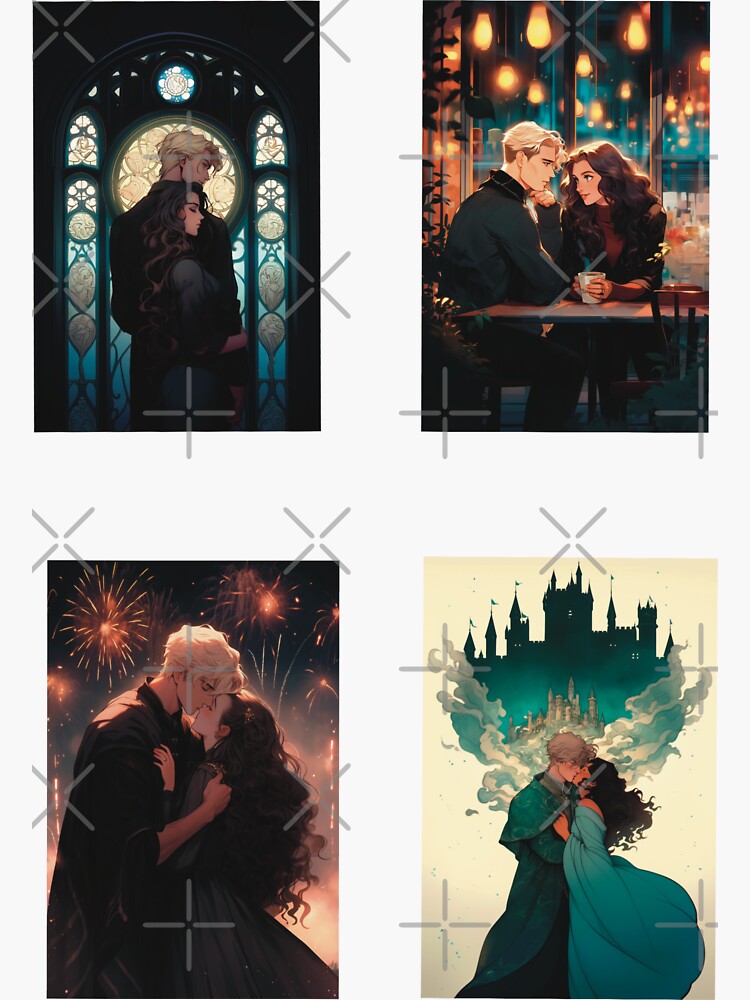 Thumbnail 3 of 3, Sticker, Dramione Sticker Pack designed and sold by AntoVu.