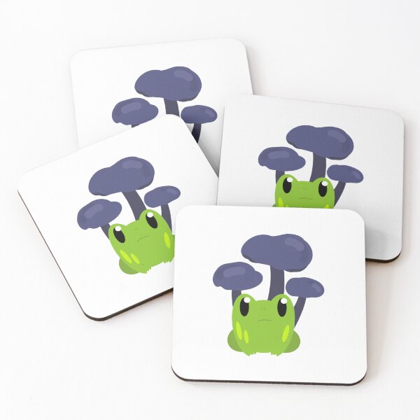Item preview,  frog and purple mushroom designed and sold by SouLoora.