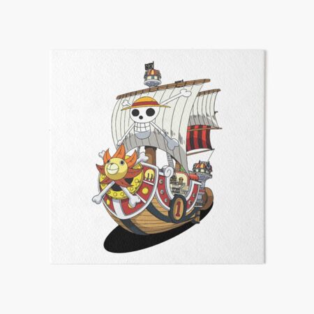 one piece going merry ship Art Board Print for Sale by Zoro3