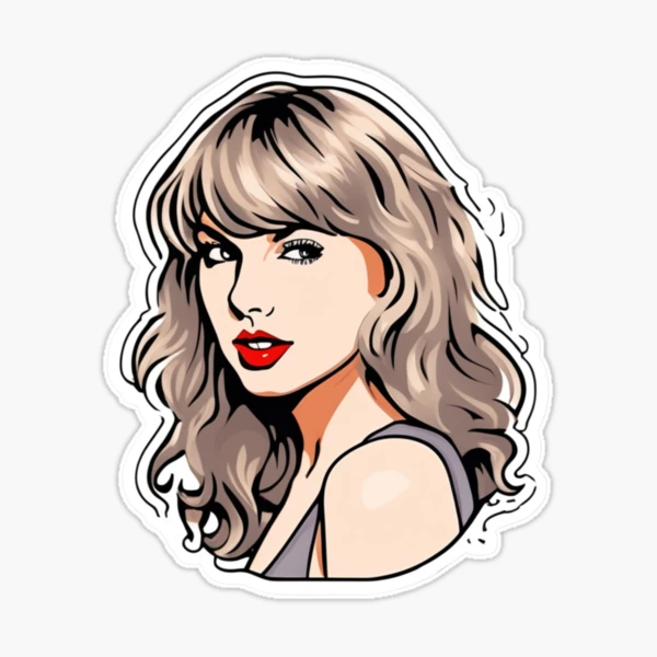 Taylor swift sticker design Vectors & Illustrations for Free Download