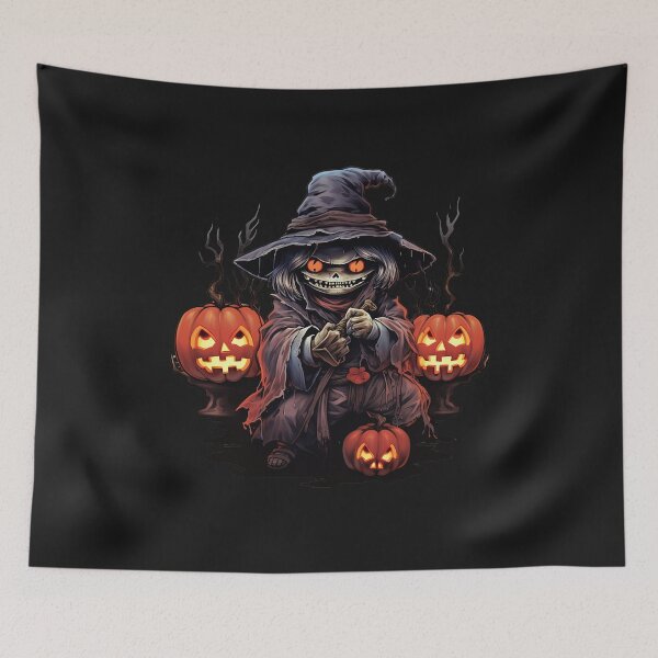Item preview, Halloween pumpkin spooky Witch designed and sold by FantasyGate.