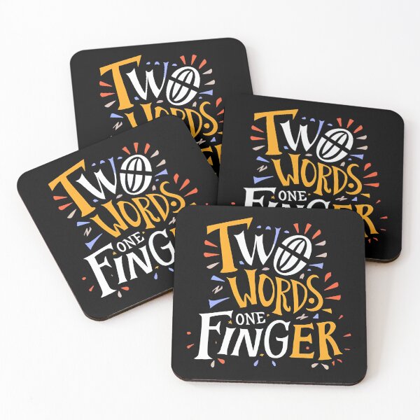 Item preview, Two Words One Finger designed and sold by SAS-Designer.