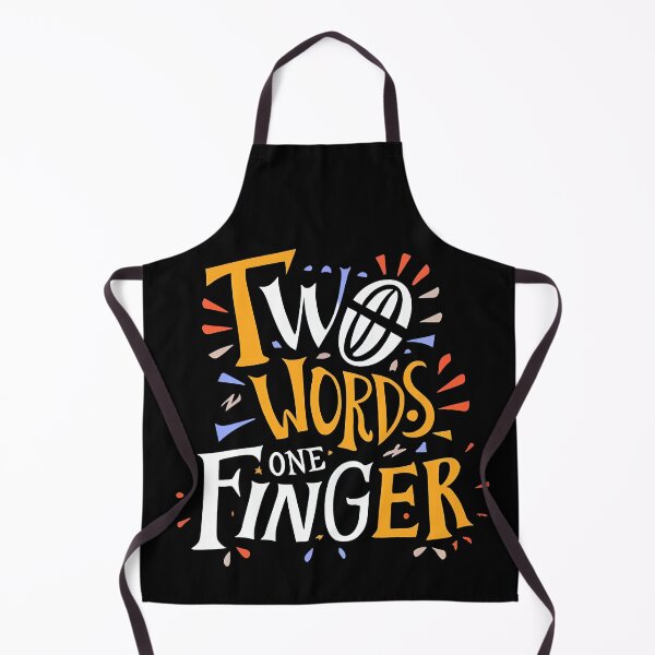 Item preview, Two Words One Finger designed and sold by SAS-Designer.