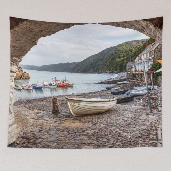 Item preview, Clovelly Harbour, North Devon, England designed and sold by Paul Thompson Photography.