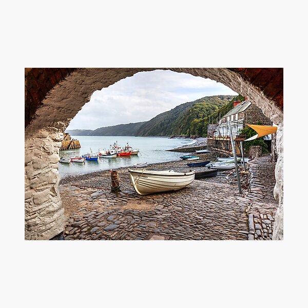 Item preview, Clovelly Harbour, North Devon, England designed and sold by Paul Thompson Photography.