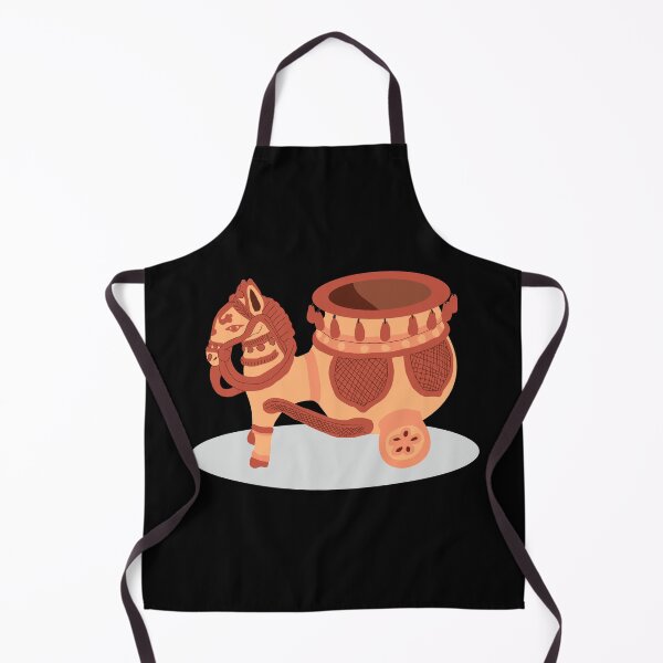 Item preview, Vintage Horse Cart Pottery: Crafted Elegance designed and sold by ShubhankarK.
