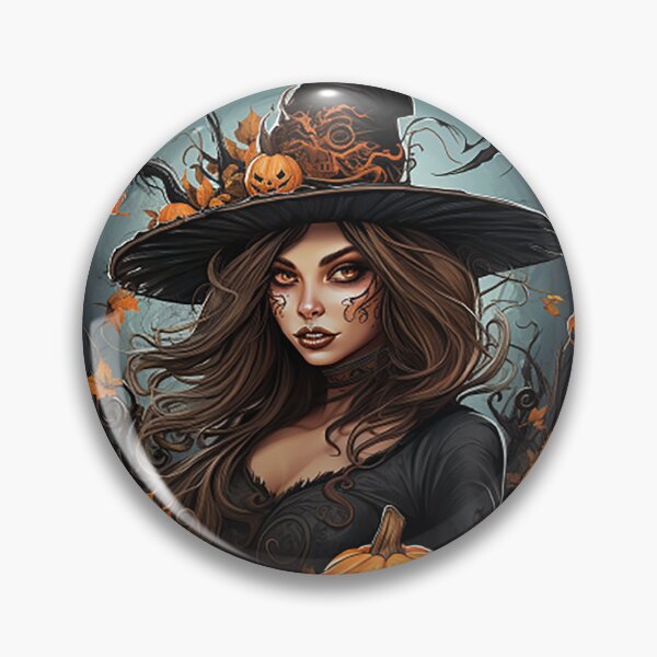 Artikelvorschau, Halloween-Kürbishexe entworfen und verkauft von FantasyGate.