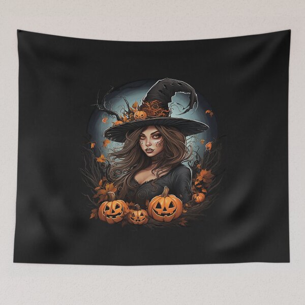 Item preview, Halloween pumpkin witch designed and sold by FantasyGate.