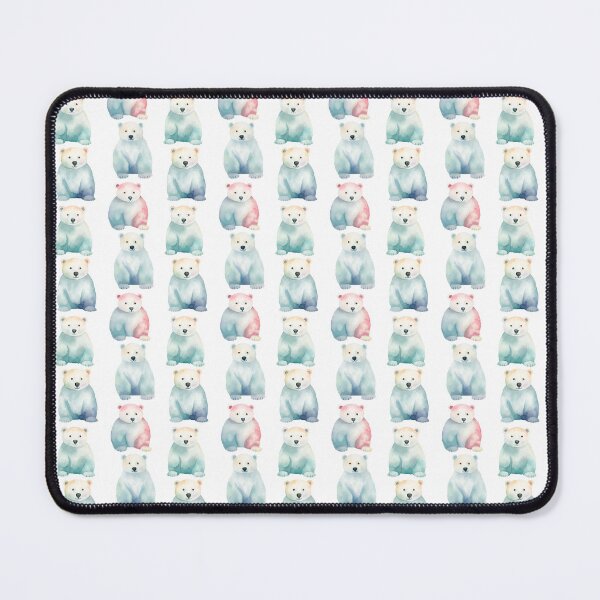 Item preview, Arctic Whimsy: A Colorful Polar Bear Pattern Delight designed and sold by qoodesignstudio.