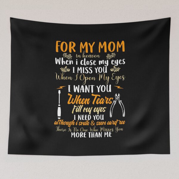 Item preview, FOR MY MOM IN HEAVEN WHEN I CLOSE MY EYES....Electrician / Electricity  designed and sold by Tee Hub.