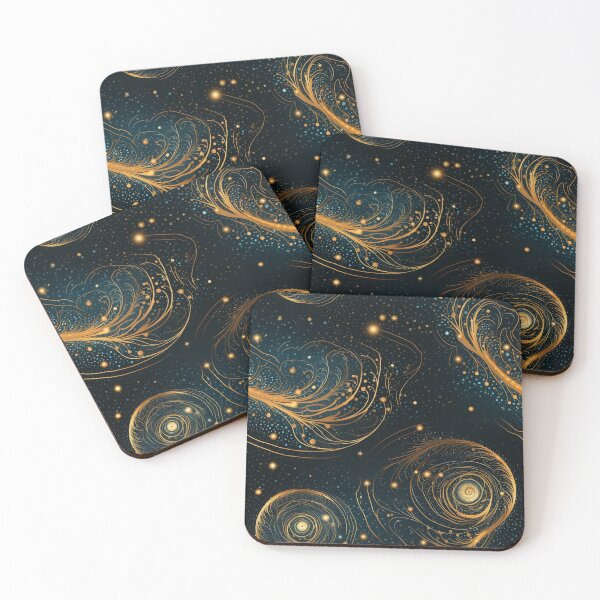 Item preview, Cosmic Elegance: Celestial Spiral Pattern designed and sold by meowjourney.
