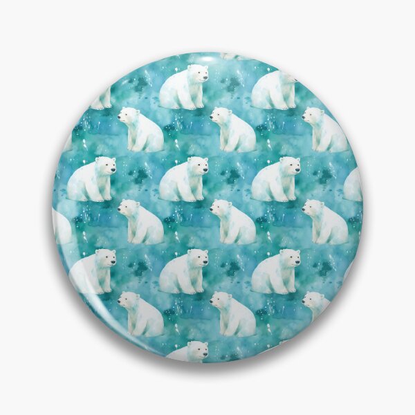 Item preview, Arctic Dreams: A Playful Polar Bear Watercolor designed and sold by qoodesignstudio.