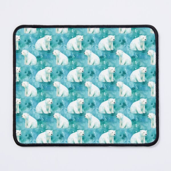 Item preview, Arctic Dreams: A Playful Polar Bear Watercolor designed and sold by qoodesignstudio.