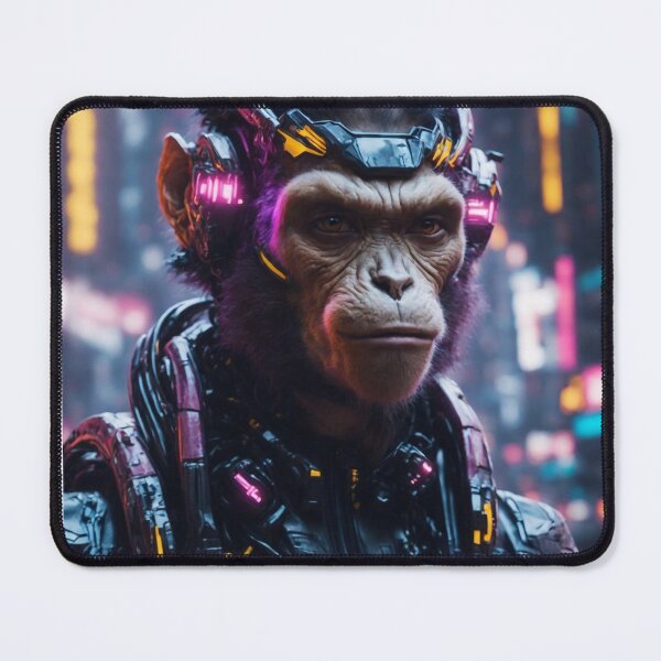 Item preview, Cyberphunk Monkey designed and sold by Rostislav Tarasenko.