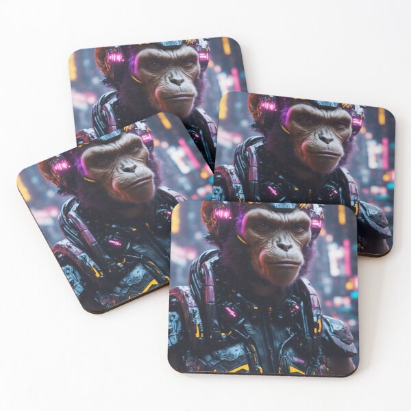 Item preview, Cyberphunk Monkey designed and sold by Rostislav Tarasenko.