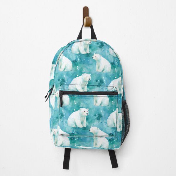 Item preview, Arctic Dreams: A Playful Polar Bear Watercolor designed and sold by qoodesignstudio.