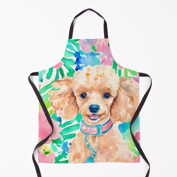 Item preview, Lilly Pulitzer inspired cute preppy Poodle designed and sold by SophieClimaArt.