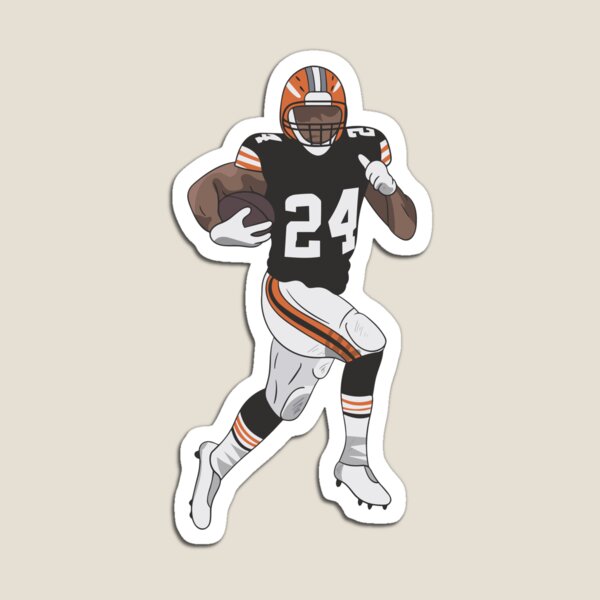 Cleveland Browns Deshaun Watson MAGNET - Myles Garrett Nick Chubb Ohio  Shape NFL