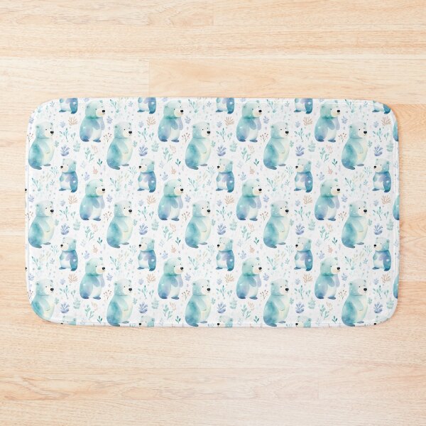 Item preview, Whimsical Wonders: A Colorful Polar Bear Watercolor Delight designed and sold by qoodesignstudio.