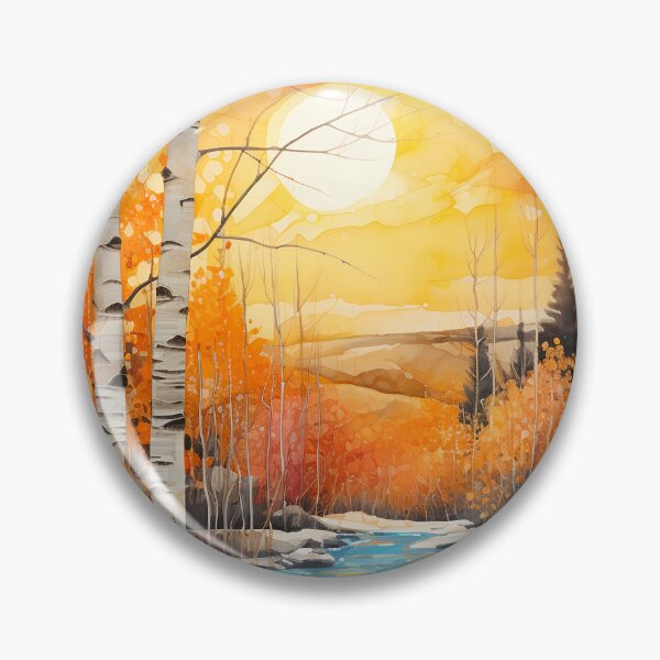 Item preview, Pastel Birch trees in winter 2 designed and sold by Art by Lilia.