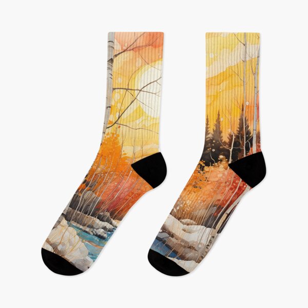 Item preview, Pastel Birch trees in winter 2 designed and sold by Art by Lilia.