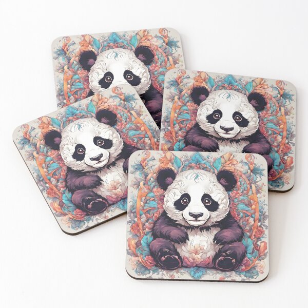 Item preview, Aesthetic Portrait: Panda Serenity Harmonious Hues designed and sold by Noorkin.