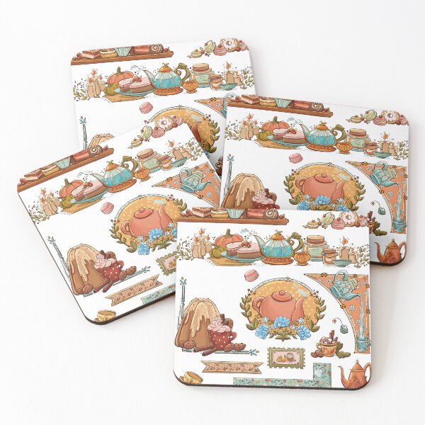Item preview, cozy tea party designed and sold by Loonhar.