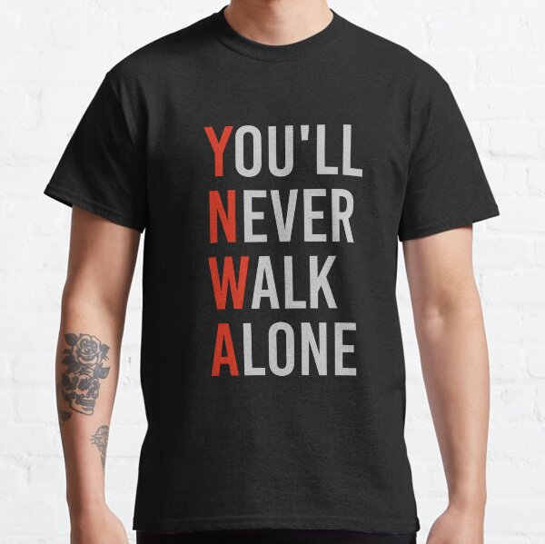 Item preview, YNWA - You will never Walk alone - Liverpool FC quote designed and sold by happy-capy.