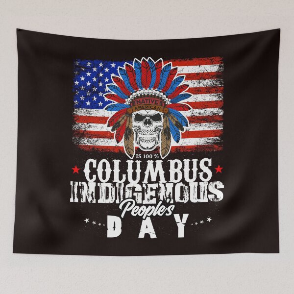 Item preview, Native America Columbus Indigenous People's Day Indian 1492 designed and sold by AJ DESIGN.