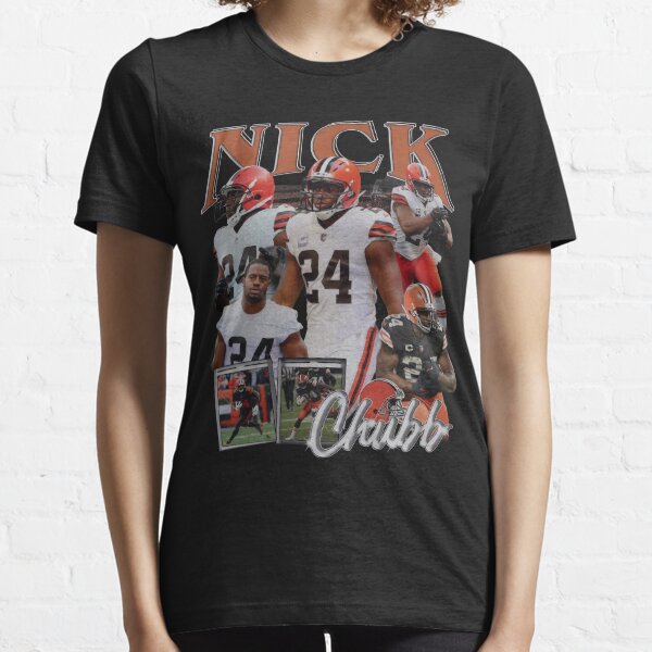 Nick Chubb #24 Women'S Tops Tee Ladies Casual Sexy T-Shirt Back