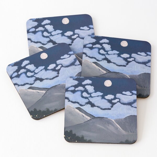 Item preview, Full Moon Over Mountains designed and sold by erutan42.