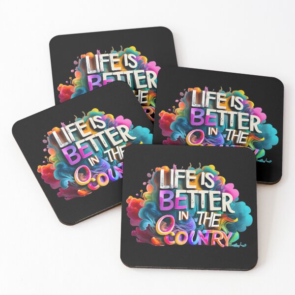 Item preview, Life Is Better In The Country, Colorful Designed  designed and sold by RiffRaffGraffix.