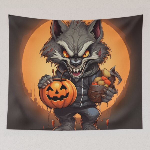 Item preview, "The Nocturnal Haunting of Halloween" designed and sold by Art-Vortex-fr.