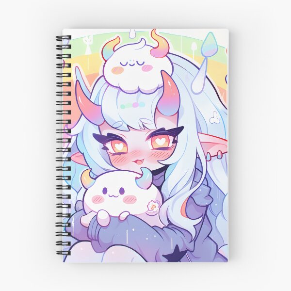 Item preview, Kawaii Chibi Demon Anime Girl designed and sold by bubblegoth.