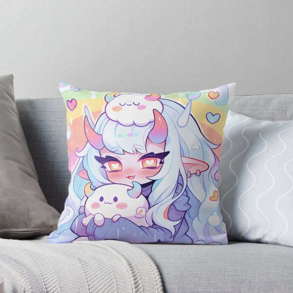Item preview, Kawaii Chibi Demon Anime Girl designed and sold by bubblegoth.