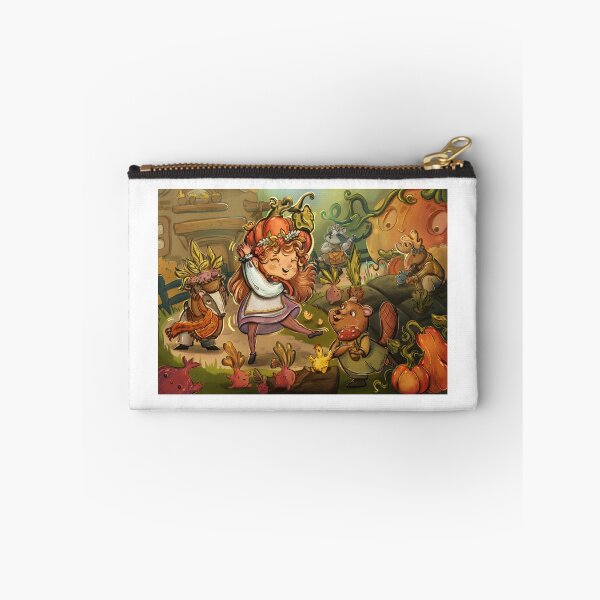 Item preview, autumn vegetables children's illustration designed and sold by Loonhar.
