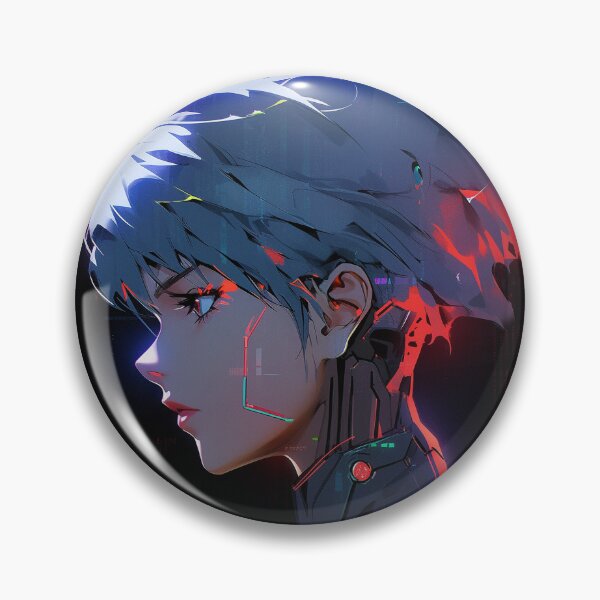 Item preview, Cyberpunk Rei Ayanami designed and sold by animaesthetic.
