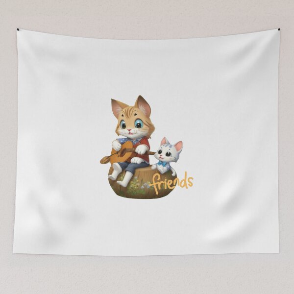 Item preview, Clipart of cute cat friends.  designed and sold by Vegasstickers.