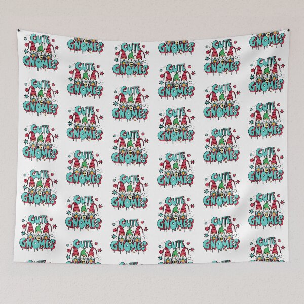Item preview, Jolly Bearded Gnome Trio Festive Friends With Christmas Hats - Gnomes designed and sold by thespecialtyhub.