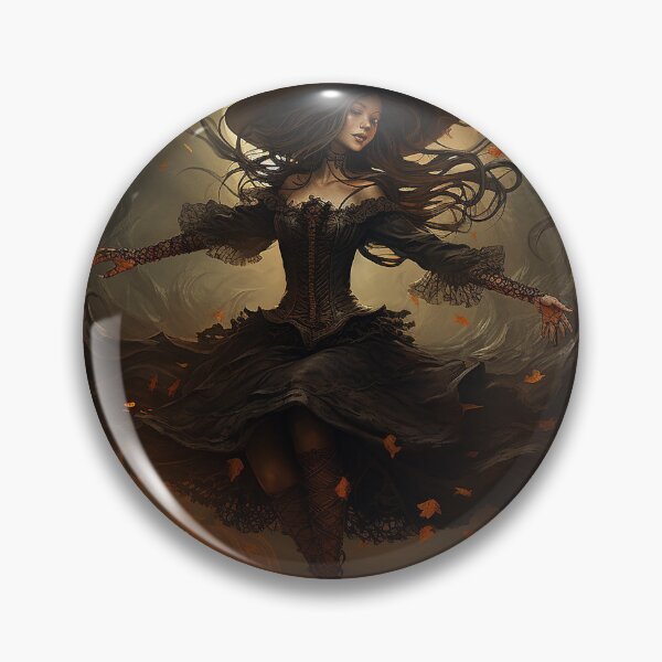 Item preview, Halloween dancing pumpkin witch designed and sold by FantasyGate.