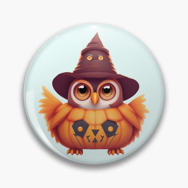Item preview, Cute Big Eyed Owl Wearing Wizard Hat 3 designed and sold by NidADesign.