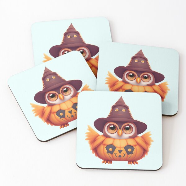 Item preview, Cute Big Eyed Owl Wearing Wizard Hat 3 designed and sold by NidADesign.