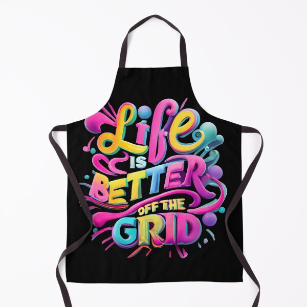 Item preview, Life Is Better Off The Grid, Colorful Design designed and sold by RiffRaffGraffix.