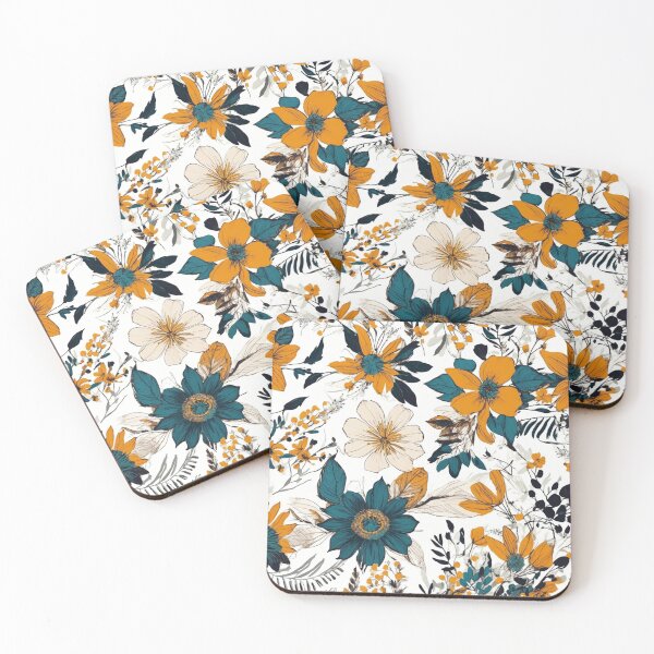 Artikelvorschau, Flower Template Summer Flower Boho Style 018 entworfen und verkauft von Alexis Art Collection.