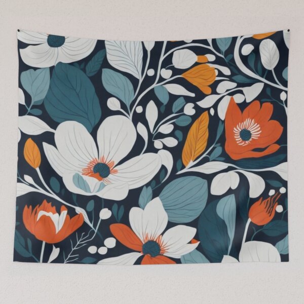 Item preview, Flower Template Scandinavian 019 designed and sold by Alexis Art Collection.
